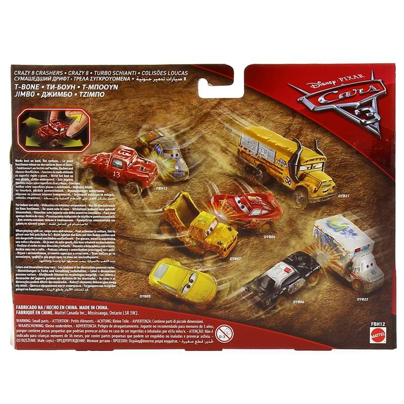 Cars-3-Pack-2-Coches-Locos-T-Bone-y-Jimbo_2