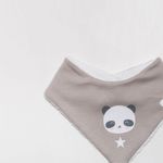 Babero-Bandana-Panda-Gris_1