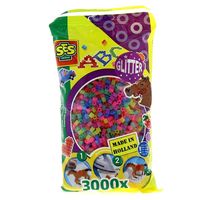 Pack de 3000 Cuentas con Brillantina