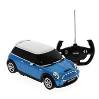 Coche Infantil Mini Cooper R/C Azul