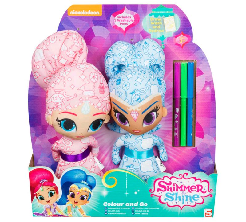 Shimmer Shine Munecas Colour and Go Drim