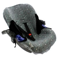 Funda Portabebé de punto algodón Gris/Azul