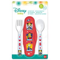 Set cubiertos + Estuche Mickey