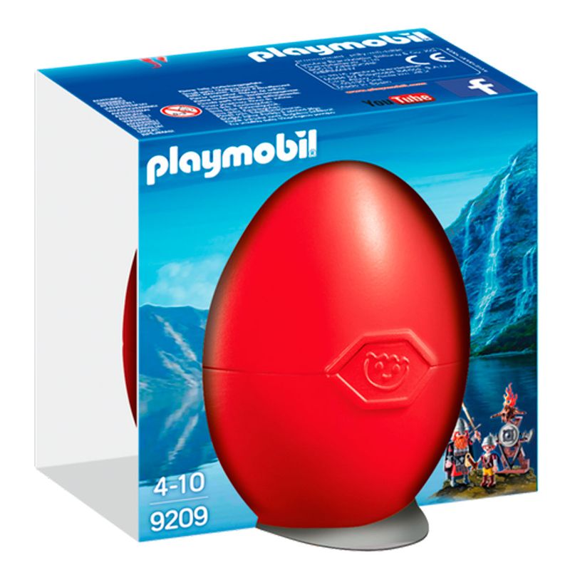 Playmobil-Huevo-Azul-Vikingos-con-Escudo