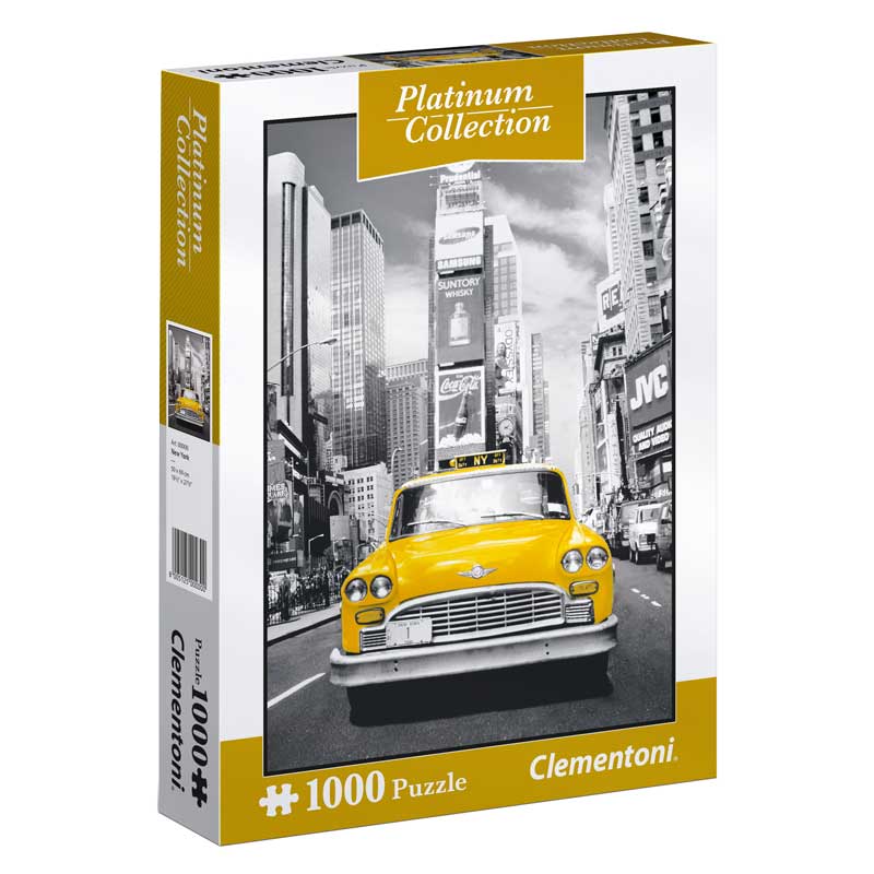 Puzzle-Taxi-en-Nueva-York-Collecion-Platinum-de-1000-Piezas