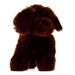 Perro-de-Peluche-Marron-Oscuro