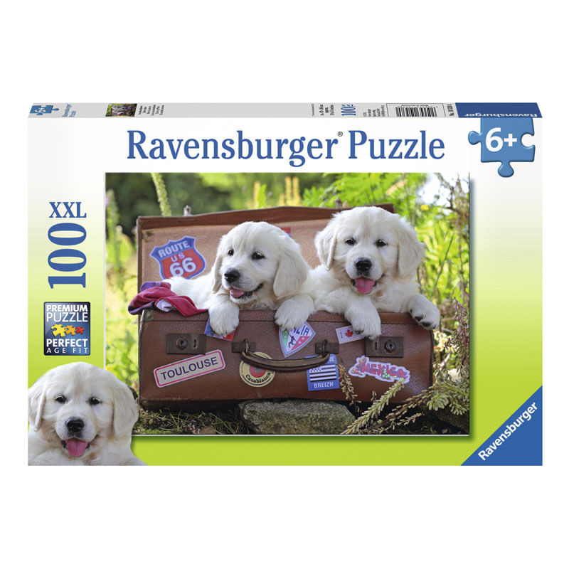 Puzzle-Cachorros-Labrador-de-100-Piezas-XXL