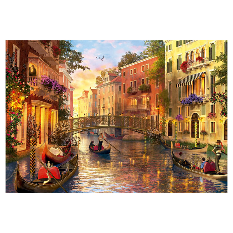 Puzzle-Atardecer-en-Venecia-de-1500-Piezas_1