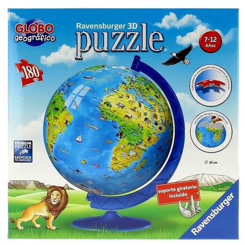 Puzzle Globo Geográfico 3D