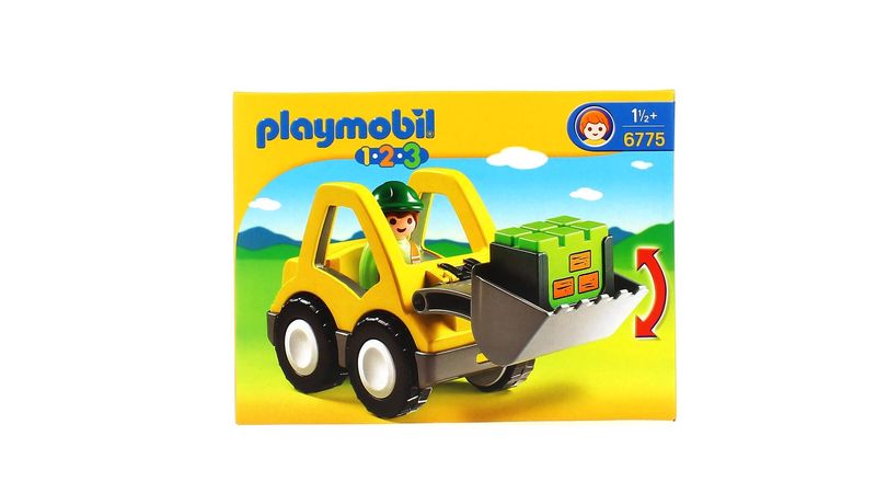 Excavadora cheap playmobil 123