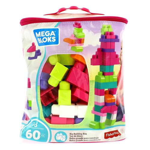 Mega Bloks First Builders ECO Bolsa 60 Rosa