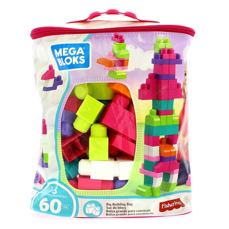 Mega-Bloks-First-Builders-ECO-Bolsa-60-Rosa