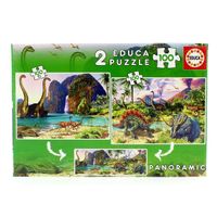 Puzzle 2x100 Dino World 2x100
