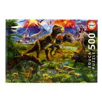 Puzzle Encuentro de Dinosaurios 500 Piezas