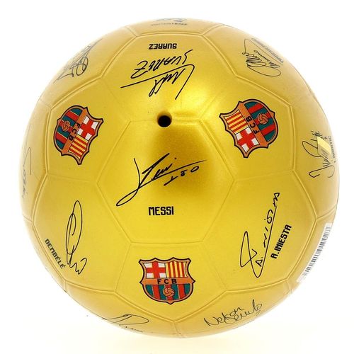 F.C. Barcelona Balón Firmas
