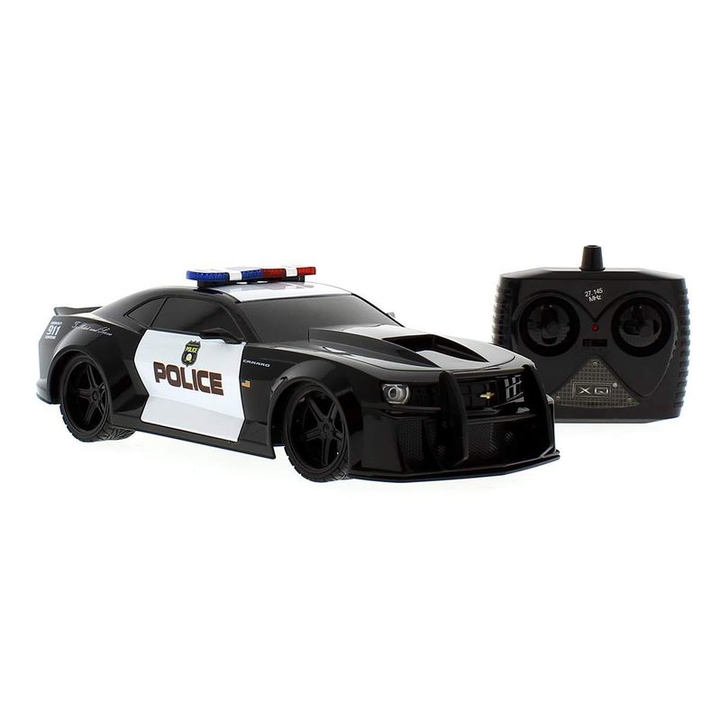 Coche-R-C-Policia-Chevrolet-Camaro-a-Escala-1-18