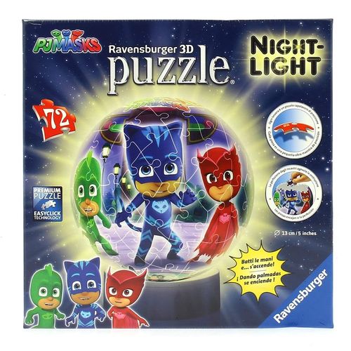 PJ Masks Puzzle Lámpara de 72 Piezas