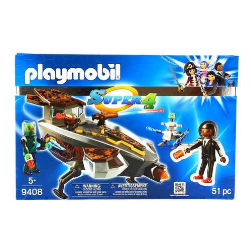 Playmobil Super 4 Gene y Sykroniano con Nave