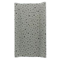Funda cambiador punto algodón Estrellas Gris