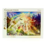Puzzle-Puesta-de-Sol-con-Unicornios-500-Piezas