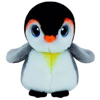 Beanie Boo's Pingüino Gris de Peluche de 15 cm