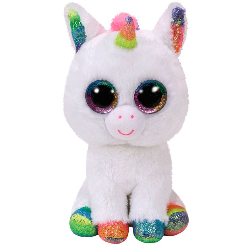 Beanie-Boo-s-Unicornio-Blanco-de-Peluche-de-15-cm