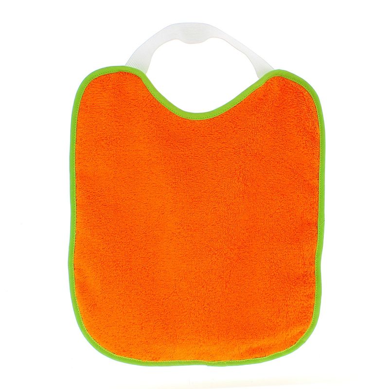 Pack-2-Baberos-rizo-con-goma-cuello-Gris-y-Naranja_2