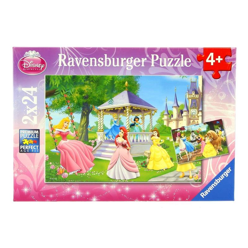 Las-Princesas-Disney-Puzzle-2-x-24-Piezas
