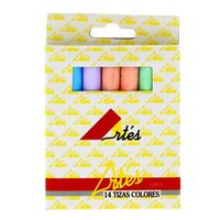 Tizas Colores Antipolvo 14 Unidades