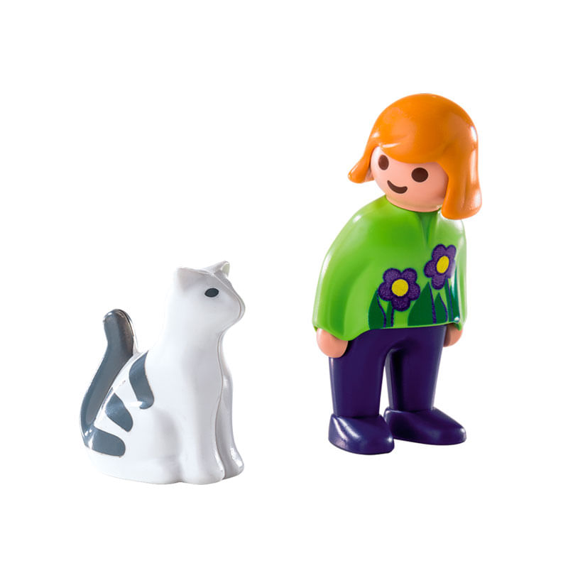 Playmobil-123-Mujer-con-Gato_1