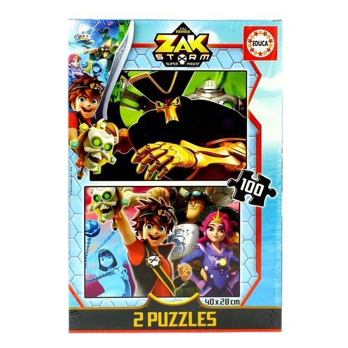 Zak Storm Puzzle 2x100 Piezas