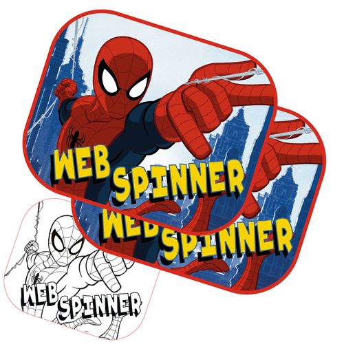 Pack 2 Parasoles Spiderman + Lámina para pintar