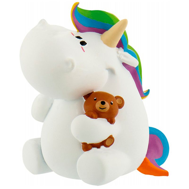 Unicornio-Pummel-con-Osito-Figura-de-PVC