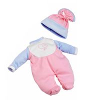 Ropita Bebé Pijama Rosa Manga Azul