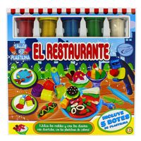 Set Plastilina Comidas con 5 Botes