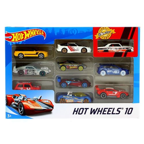 Hot Wheels Pack 10 Vehiculos
