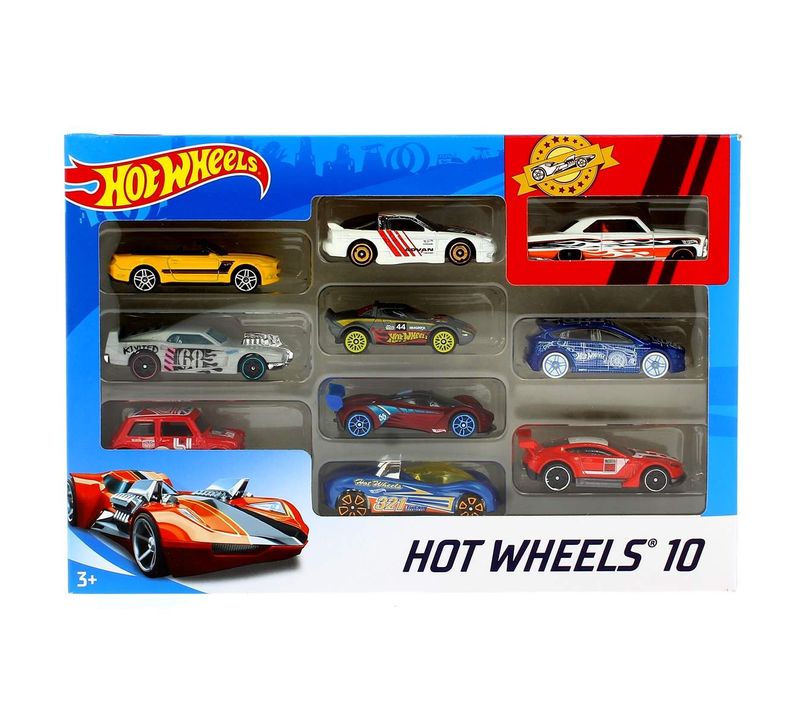 Hot Wheels Pack 10 Vehiculos Drim