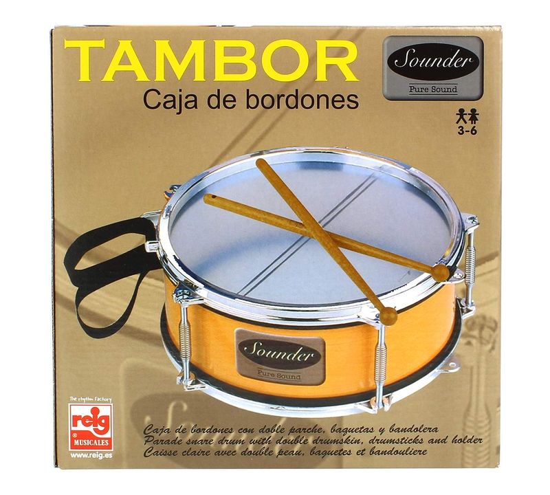 Tambor Infantil Metalizado Drim