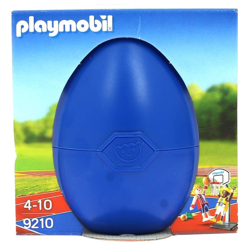 Playmobil-Huevo-Azul-Jugadores-de-Baloncesto
