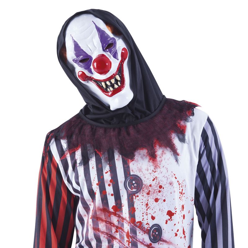 Mascara-Payaso-Loco-con-Capucha