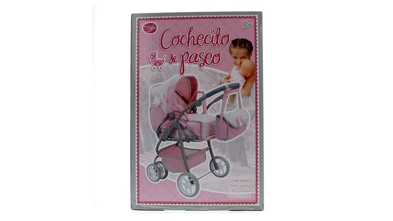 Carrito muñecas STARS ROSA Barrutoys