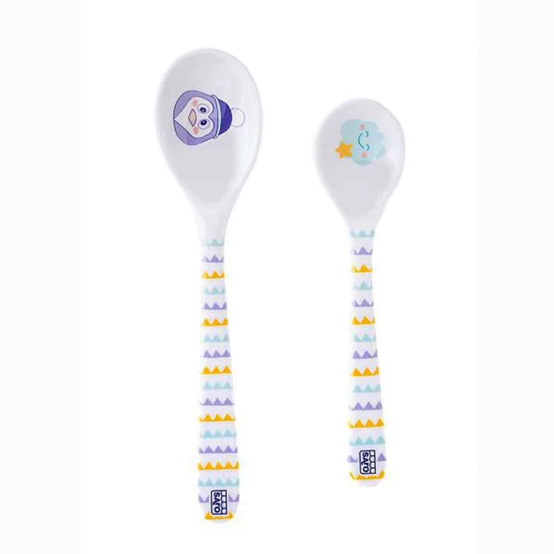 Lote-de-Cucharas-Grandes-y-Pequeñas-Naranja