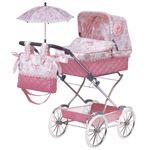 Carrito-Muñecas-Reborn-Rosa-Plegable-Linea-Daniela