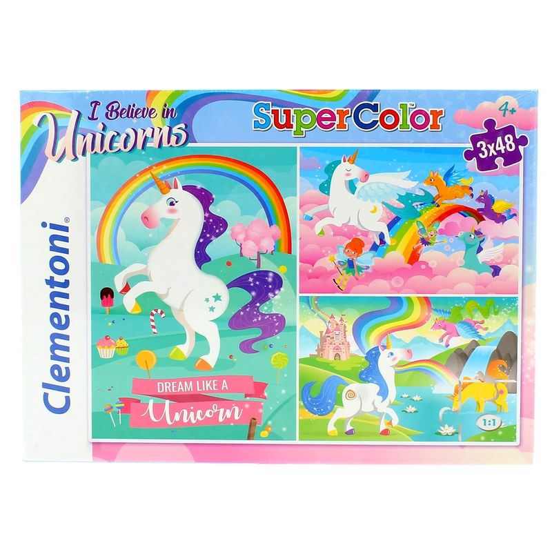 Puzzles-I-Believe-in-Unicorns-3x48-Piezas