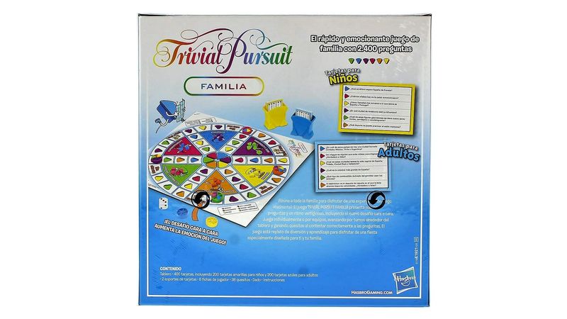 JUEGO PARA TODA LA FAMILIA TRIVIAL PURSUIT