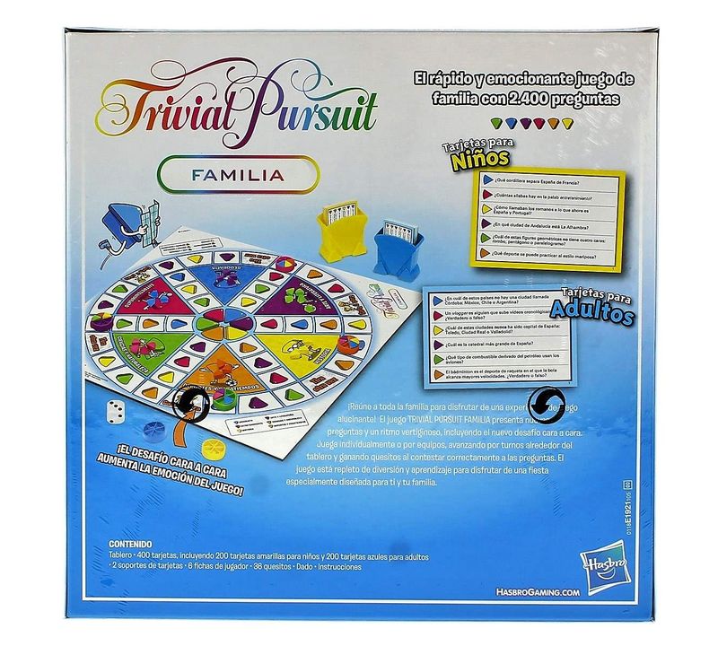 Juego Trivial Pursuit Familia