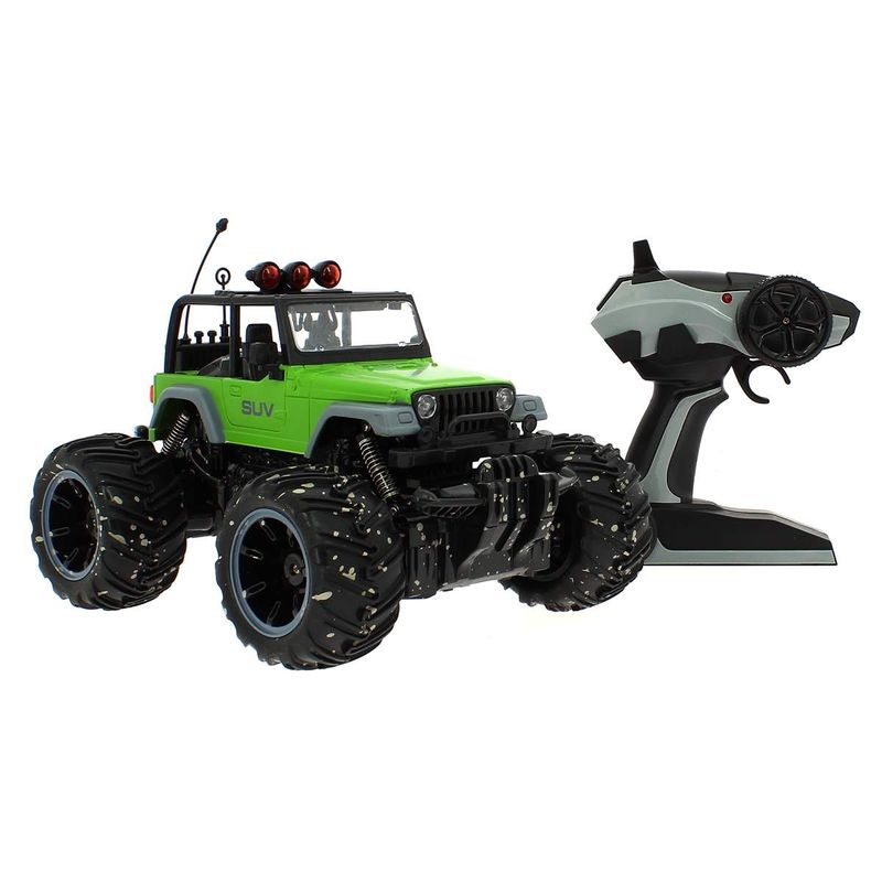 Coche-4x4-Mud-Off--Road-Verde-a-Escala-1-16-R-C