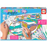 Colouring Puzzle Vida Marina