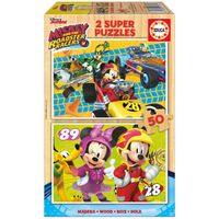 Mickey y los Superpilotos Puzzle 2x50 piezas