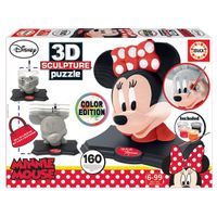 Minnie Mouse Puzzle 3D Color